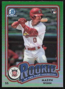 2024 Bowman Chrome Rookie of the Year Favorites ROY-3 Masyn Winn Cardinals - Bild 1 von 2
