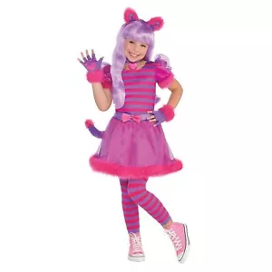 Amscan Gato de Cheshire Alice IN Wonderland Niño Niños Disfraz Halloween 847894 - Imagen 1 de 3