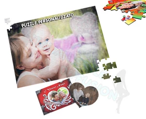 PUZZLE PERSONALIZZATO STAMPA PERSONALIZZATA A4 ALTA RISOLUZIONE FOTO BAMBINO - Foto 1 di 1