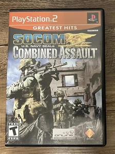 SOCOM: U.S. Navy SEALs Combined Assault PS2 Sony PlayStation 2, 2006 CIB Tested - Picture 1 of 8