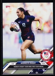 Alex Sedrick USA Women's Rugby Team Medal 2024 Topps Now Olympics 7 Limited Base - Picture 1 of 2