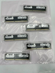 Lot of 6 CT204872BB1067Q.36DD1 Crucial 16GB PC3-8500 DDR3-1066MHz Registered ECC - Picture 1 of 4