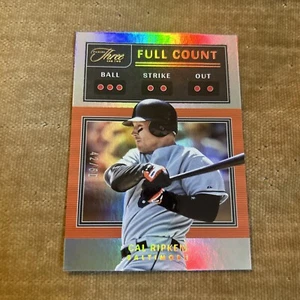 2022 Panini Three and Two Full Count Gold /50 Cal Ripken Jr #FC-20 HOF - Picture 1 of 10