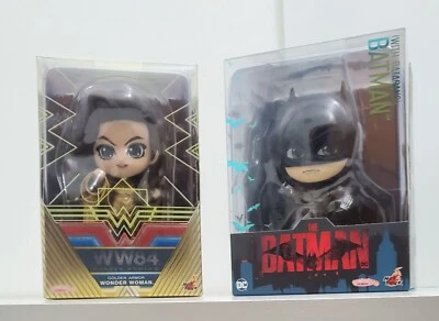 DC x Hot Toys THE BATMAN With BATARANG  COB941 & WONDER WOMAN 84 COSB727 Figures - Image 1 of 4
