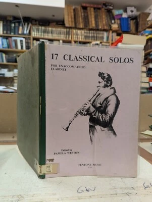 17 Classical Solos for Unaccompanied Clarinet: Music Score - Image 1 of 3