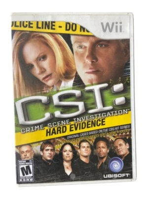 CSI: Crime Scene Investigation - Hard Evidence (Nintendo Wii, 2008). Tested - Image 1 of 4