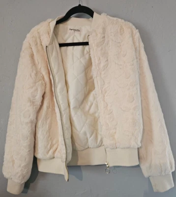 Женская белая куртка/пальто размер США L/зимняя одежда - Изображение 1 из 4