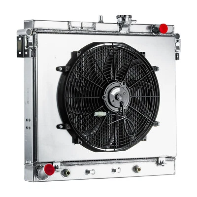 2-Row Radiator Shroud Fan Fit 2006-2012 Chevy Colorado GMC Canyon Hummer H3T/H3 Foto 1 de 4