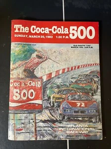 1983 Coca Cola 500 Atlanta International Speedway race program - Bild 1 von 4