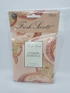 Profumi Freschi Estate Romance Bustine Profumate Confezione da 3 Nuove - Foto 1 di 8