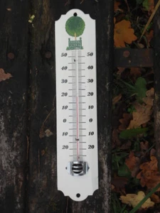 THERMOMETRE EMAILLE Arbre Cyprès 25 cm EMAIL VERITABLE NEUF FABRIQUE EN FRANCE - Picture 1 of 1