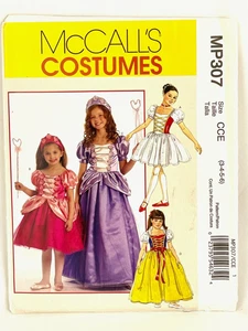 McCalls MP307 KOSTÜM Mädchen Ballettkleid Prinzessin Aschenputtel ungeschnitten Kind 3 4 5 6 - Bild 1 von 1