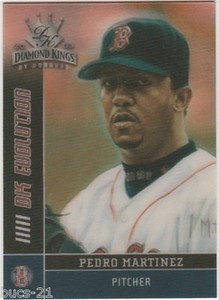 PEDRO MARTINEZ 2003 DONRUSS DIAMOND KINGS DK EVOLUTION DK-4 BASEBALL CARD