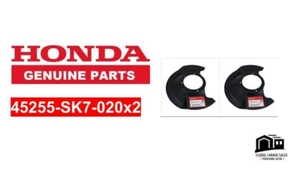 Honda Integra Type-R DC2 95-97 Genuine Front Brake Splash Guard Left & Right OEM - Picture 1 of 3