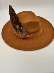 Luxury Fedora Hat-Karmel - Picture 1 of 1
