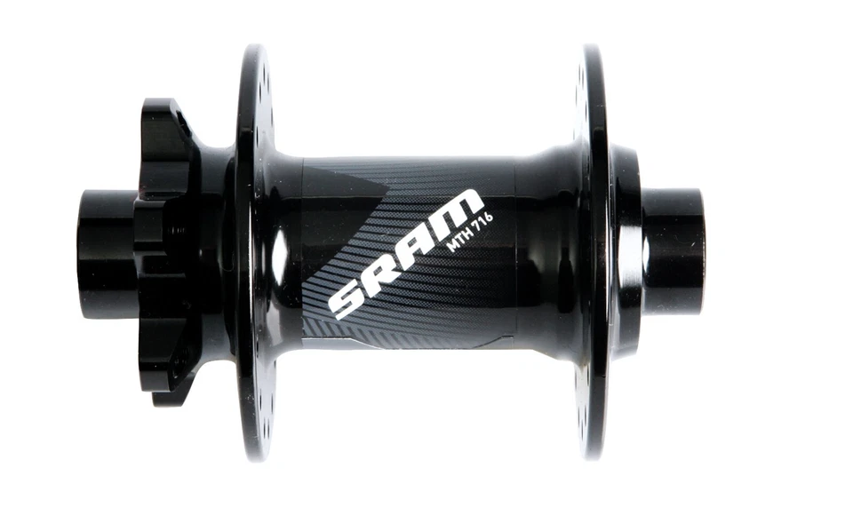 SRAM MTH 716 Front Hub 6-Bolt 15mm x 100mm 32H Black - Image 1 of 1