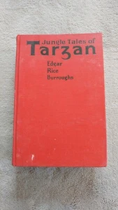 Jungle Tales of Tarzan Edgar Rice Burroughs 1919 Grosset & Dunlap Vintage HC - Bild 1 von 9