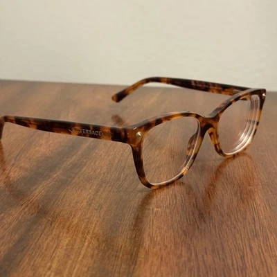 Versace MOD 3190 Anteojos Carey Marrón/Ámbar 54-16-140 Foto 1 de 4