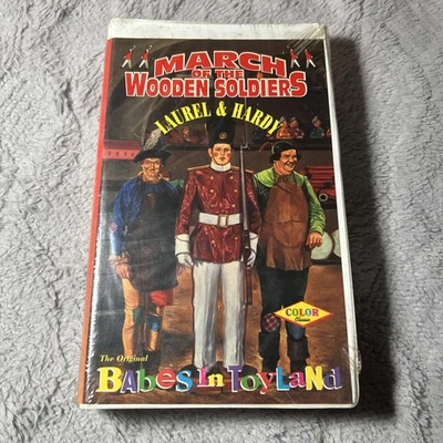 The March of the Wooden Soldiers (VHS, 1995) Vintage Rare Sealed - Image 1 of 2
