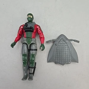 Vintage 1990 Hasbro G.I. Joe Undertow v1 Iron Grenadiers Frogman W/ Riding Skiff - Picture 1 of 4