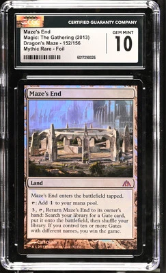 MAZE'S END Dragon's Maze Foil Mythic CGC 10 Gem Mint MTG [Nostalgium] - Image 1 of 2