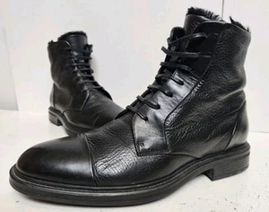 Hugo Boss Warsaw Stiefel - Herren Fell gefüttert 100% Lammfell Designer Luxus Uk 7 EU 41 - Bild 1 von 22