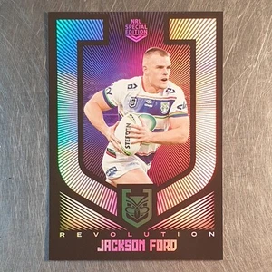 2024 NRL Revolution Silver Parallel Jackson Ford Card New Zealand Warriors - Picture 1 of 2
