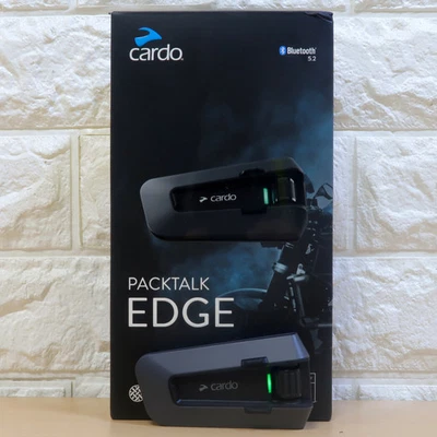 Cardo Packtalk Edge Mesh Motorcycle Helmet Intercom - Single - Image 1 of 4