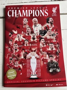 LIVERPOOL FC OFFICIAL MAGAZINE- LFC PREMIER LEAGUE CHAMPIONS 2025 SPECIAL ISSUE - Picture 1 of 2