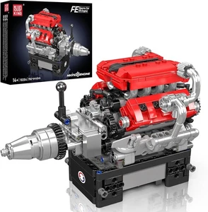 Modellino Motore V8 Motorizzato Kit 750PCS STEM Costruibile Auto Motore Giocattolo - Foto 1 di 12