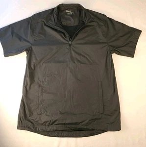 Walter Hagen Hydro Halt Small Golf Windbreaker 1/4 Zip Pullover Jacket Mens Gray - Picture 1 of 10