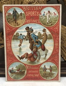 Priester Continental Printing Co British Sports & Pastimes 1st Series 12 Reliefs - Picture 1 of 13