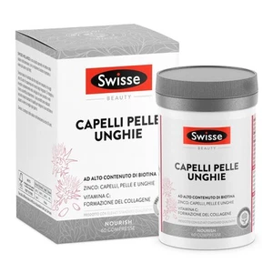 SWISSE Capelli Pelle Unghie Integratori per Capelli Pelle e Unghie con Vitamina - Foto 1 di 6