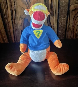Disney Tigger The Masked Offender 15" Stuffed Animal Plush Great Condition & Tag - Picture 1 of 12