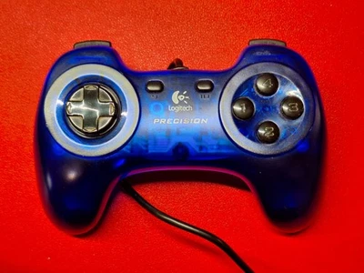 Logitech Precision Gamepad 863251-0000 (Blue) wired TESTED  - Image 1 of 4