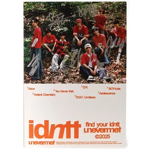 idntt - unevermet [We Ver.] 1st Mini Album Signed CD Promo 2025 - Picture 1 of 4