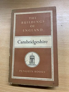 1954 1ST ED PENGUIN BUILDINGS OF ENGLAND CAMBRIDGESHIRE ILLUSTRATED PB BOOK (P3) - Picture 1 of 20