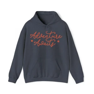 Globetrotter Adventure Awaits Hooded Sweatshirt - Picture 1 of 49