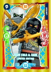 LEGO Ninjago Series 9 NEXT LEVEL Card LE17 Team Cole & Zane Limited Card - Picture 1 of 1