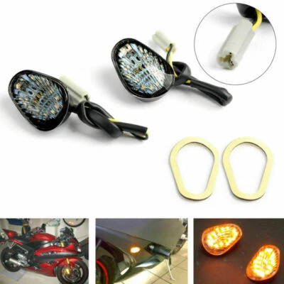 Turn Signals Mount LED Flush For Yamaha YZF-R6 03-16 YZF-R1 02-08 R6S 2006-09 Foto 1 de 4