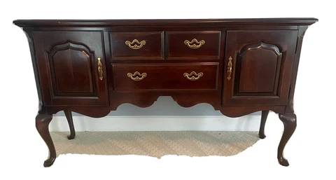 THOMASVILLE Queen Anne Buffet Sideboard Collectors Cherry in Dunwoody, GA Cover