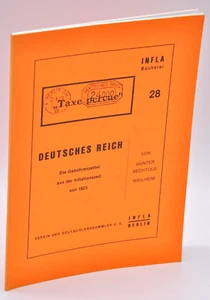 Infla Bücherei 28 German Reich Gebührenzettel from The Inflationszeit By 1923 - Picture 1 of 3