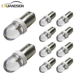 10X 12V BAX9S H6W F5 LED Auto Intérieur Dôme Lampe Latérale Ampoule Blanc 6000K - Foto 1 di 7