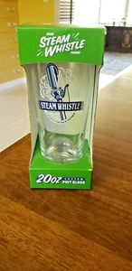 STEAM WHISTLE BREWERY  20 oz. CUSTOM PINT GLASS *NEW IN BOX* - Picture 1 of 4
