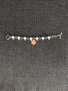 Totenkopfarmband in 925 Silber 24cm lang - Bild 1 von 2