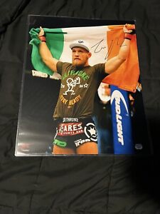 Conor McGregor Signed 16x20 Photo UFC Fanatics Notorious Champ MMA Autographed