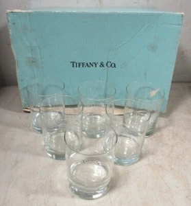 6 Vintage Tiffany & Co Double Rocks Drinking Glasses Good Company Planters & You - Picture 1 of 7