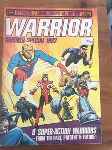 WARRIOR SUMMER SPECIAL 1982 ALAN MOORE V FOR VENDETTA SANDOR MARVELMAN QUALITY - Picture 1 of 1