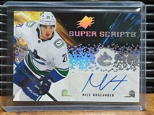 2021-22 Upper Deck SPX - SS-NH Nils Hoglander - Super Scripts Auto - Picture 1 of 2