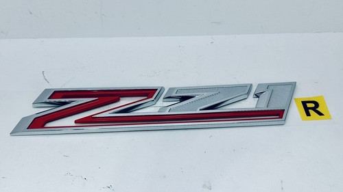 Genuine GM OEM Z71 Emblem Badge Set (2pc) For 2016-2019 Chevrolet Colorado - Red & Chrome